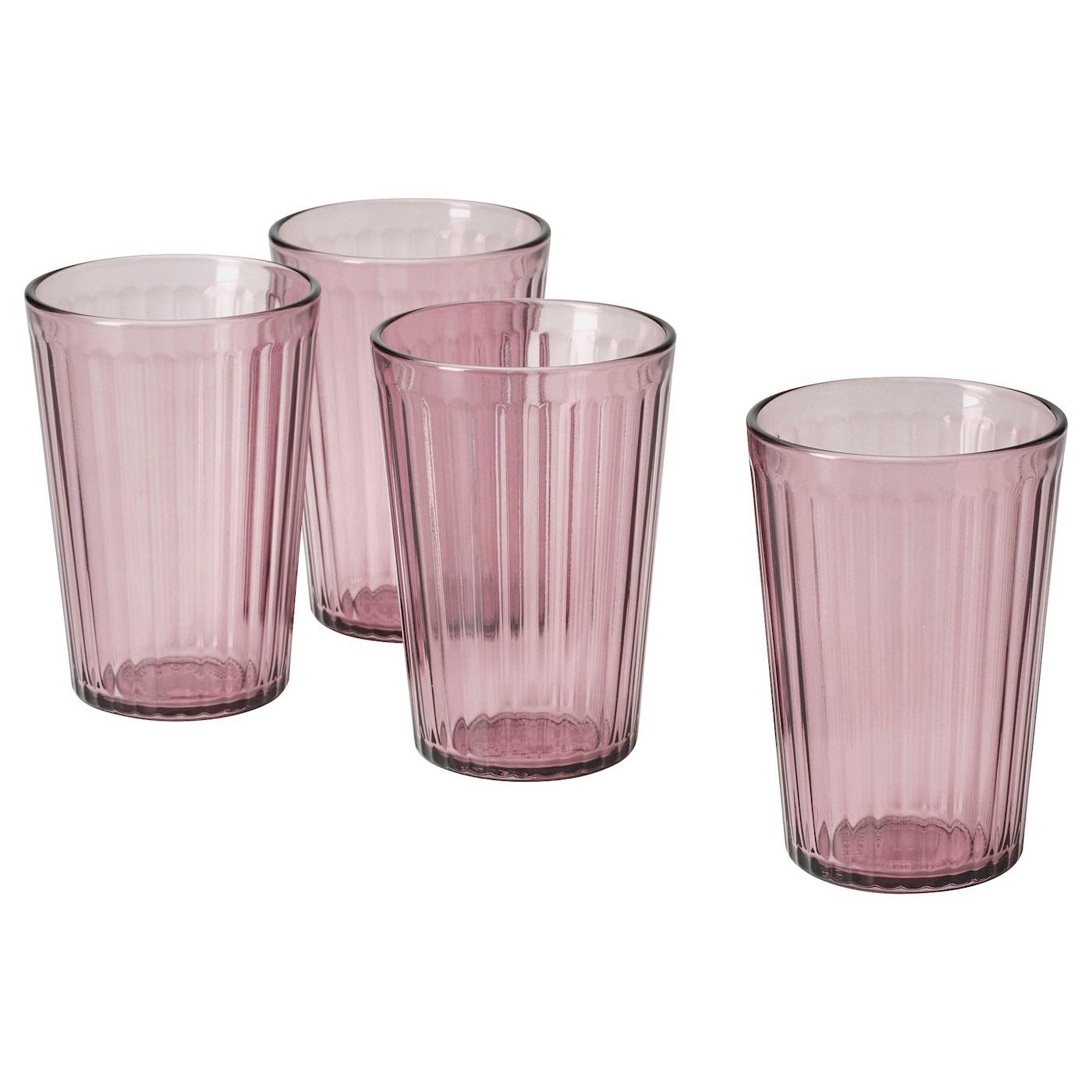 Drinking Glasses & Glassware Sets |  Glass, Gray-Pink, Drinking Glasses & Glassware Sets Drinking Glasses & Glassware Sets