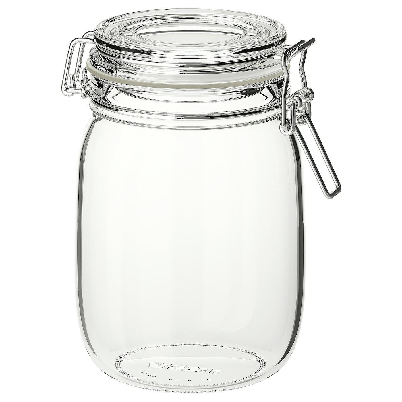 Jars & Tins |  Jar With Lid, Clear Glass, Food Storage & Organizing Clear Glass