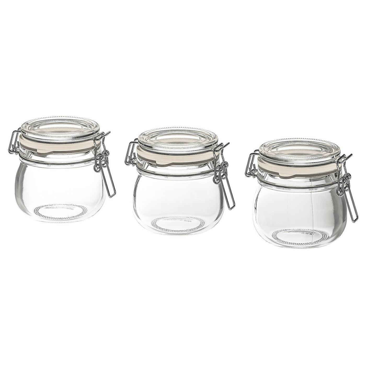 Jars & Tins |  Jar With Lid, Clear Glass, Food Storage & Organizing Clear Glass