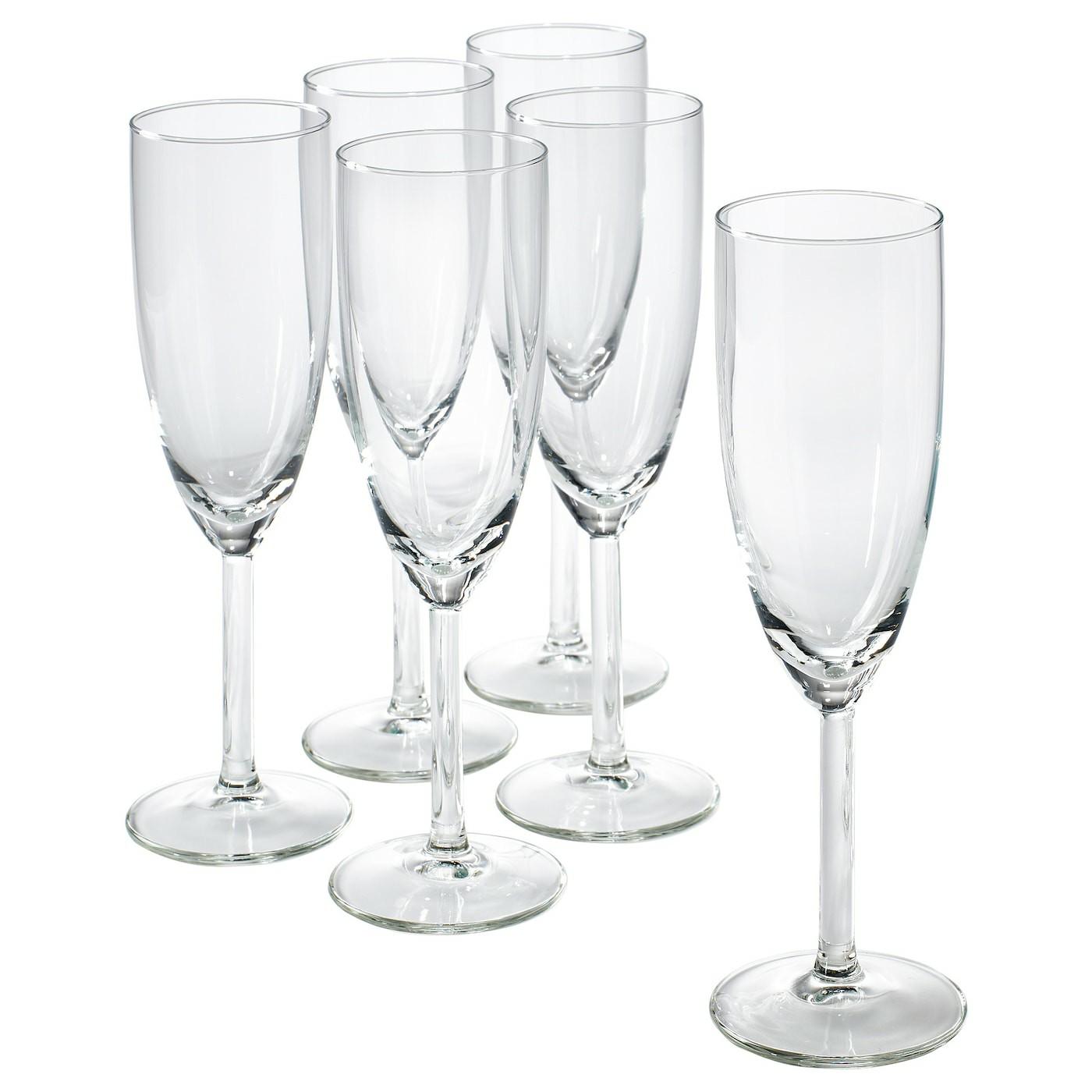 Wine & Champagne Glasses |  Champagne Flute, Clear Glass, Drinkware Wine & Champagne Glasses